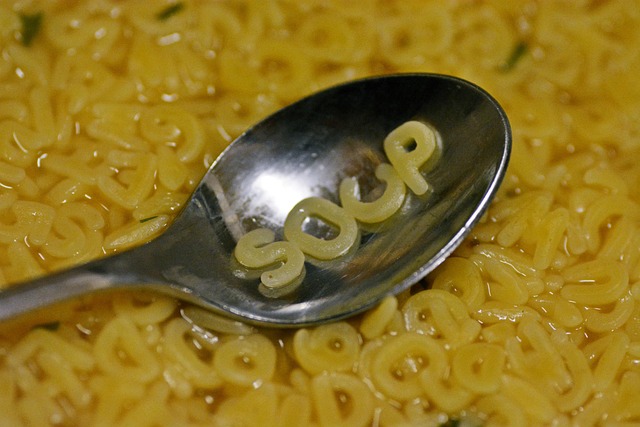 Buchstabensuppe